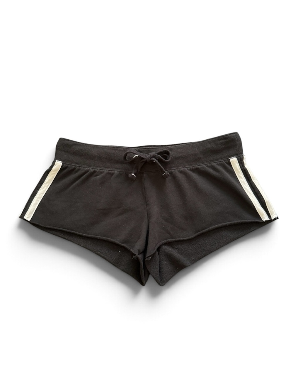 Aéropostale Black Mini Sweat Shorts w/ Spellout Back